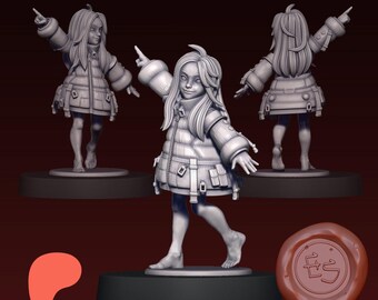 Diana 3D-utskriven miniatyr av bordsspel - Ethan Savage Studios