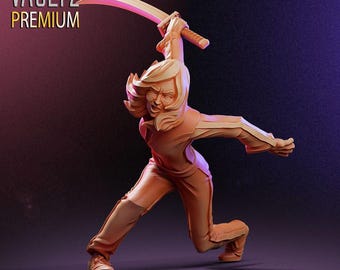 Bride 3D-utskriven bords-TV-miniatyr - VaultZ