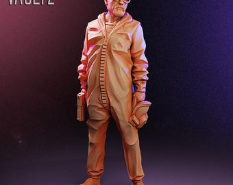 Walt 3D-utskriven bords-TV-miniatyr - VaultZ