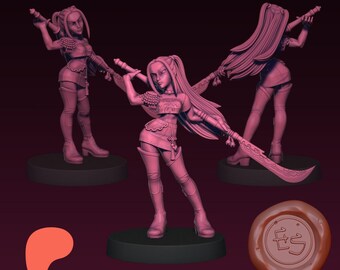 Kpop Meera 3D-utskriven miniatyr av bordsspel - Ethan Savage Studios