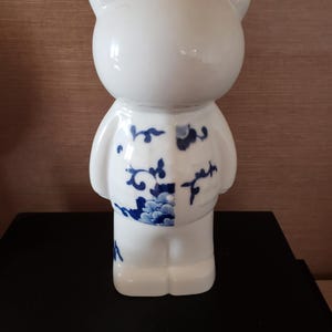 Chinese Porcelain Bear Coin Bank