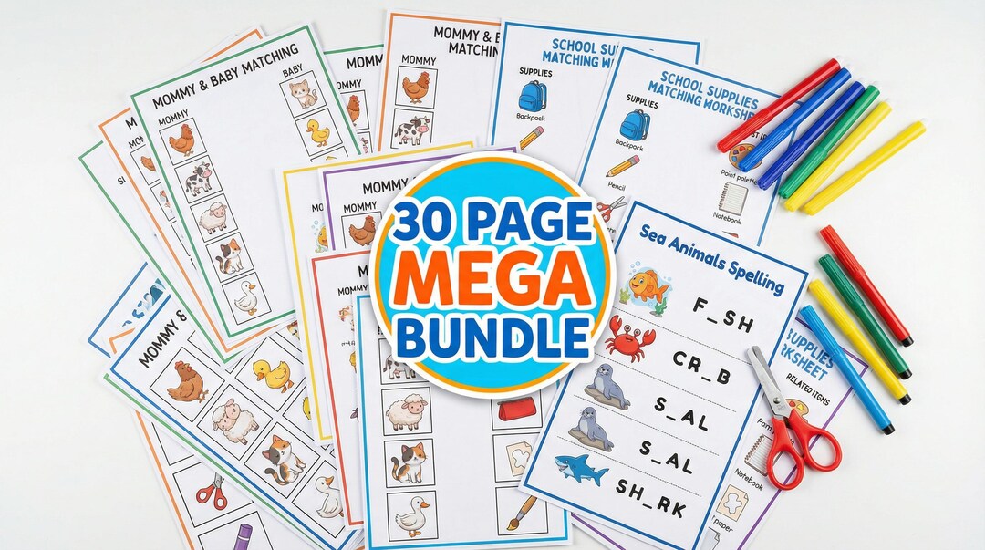 Printable Matching Names, Spelling Worksheets, Match the Name ...