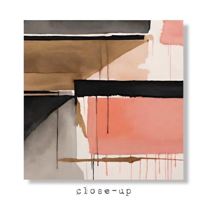 Soothing Abstract Painting Poster Print, Modern Room Decor ...