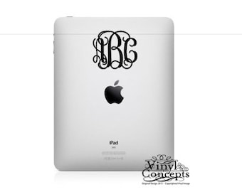 3" Monogram Decal - Vinyl Wall Art