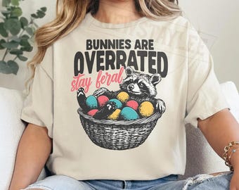 Feral Raccoon Easter Graphic PNG (Digital Download)