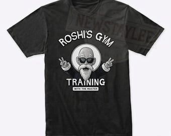 Roshi's Gym Training PNG, Motivational Workout Shirt (Digital Download)