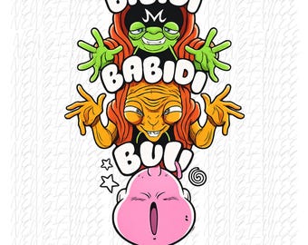 Bibidi Babidi Bu Magic Tee, Fantasy Characters Graphic (Digital Download)