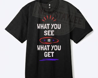 Retro Motivational PNG, WYSIWYG What You Get (Digital Download)
