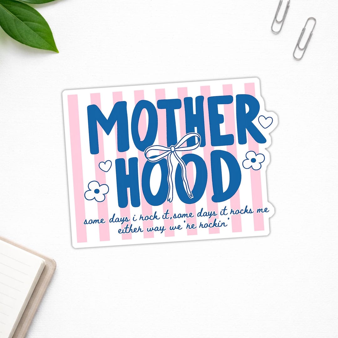 Working Mom Sticker Retro Motherhood Sticker, Mom Life Sticker, Cool Mom Club Sticker ...