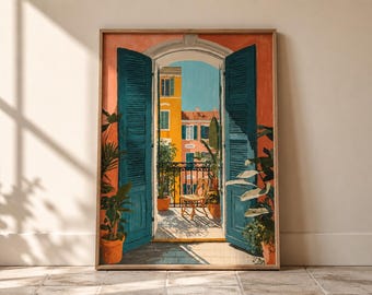 Cartel de la exposición de Henri Matisse - Lámina de arte fauvista para puertas de patio
