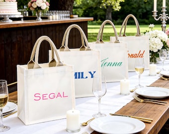 Mini Tote • Baumwolltasche • Mini Tote • Geschenk für Sie • Braut Geschenk • Personalisiertes Geschenk
