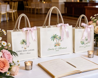 Personalisierte Tragetasche, Brautjungfer Taschen, Strand Taschen Geschenk, Brautjungfer Geschenke, Bachelorette Party Favor, Brautparty Geschenk, danke Tasche