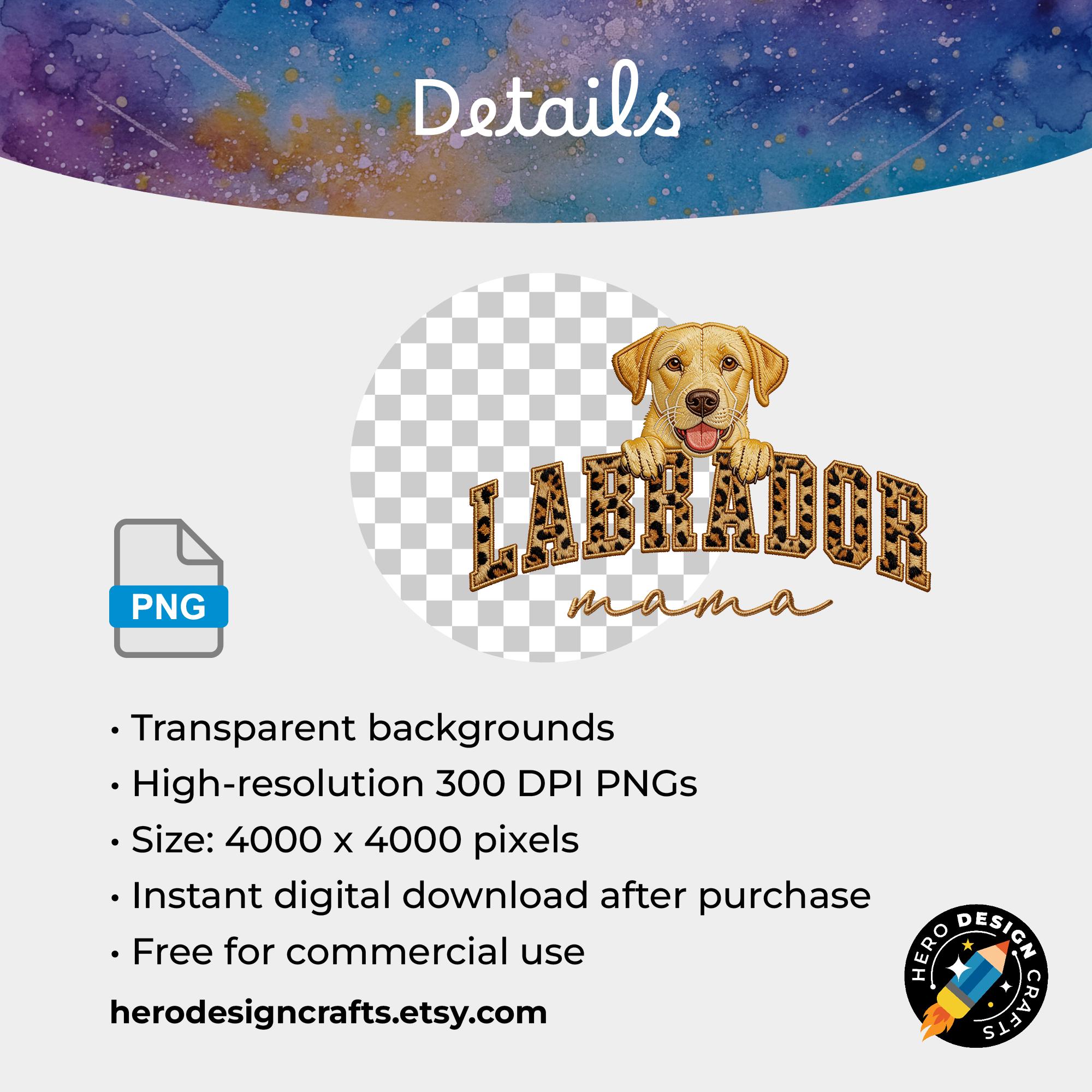 Yellow Lab Mama PNG, Labrador Dog Mom Shirt Design, Leopard Print Faux ...