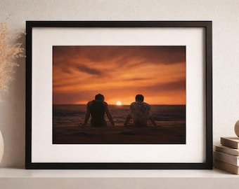 Heated Rivalry Digital Print | Sunset Scene | Downloadable Photo
