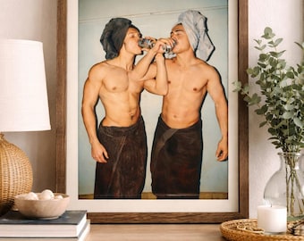 Heated Rivalry | Shane & Ilya | Hudson Williams and Connor Storrie | Printable Wall Art  | Digital Download