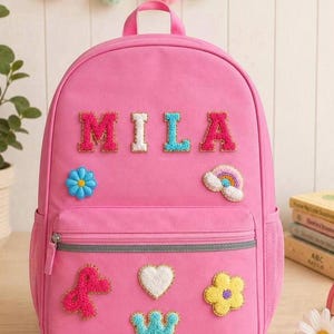 Personalized Kids Backpack | Custom Name Backpack for Boys & Girls | Preschool, Kindergarten, Elementary School Book Bag | Back to School