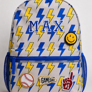 Personalized Kids Backpack | Custom Name Backpack for Boys & Girls | Preschool, Kindergarten, Elementary School Book Bag | Back to School