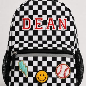 Personalized Kids Backpack | Custom Name Backpack for Boys & Girls | Preschool, Kindergarten, Elementary School Book Bag | Back to School