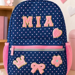 Personalized Kids Backpack | Custom Name Backpack for Boys & Girls | Preschool, Kindergarten, Elementary School Book Bag | Back to School
