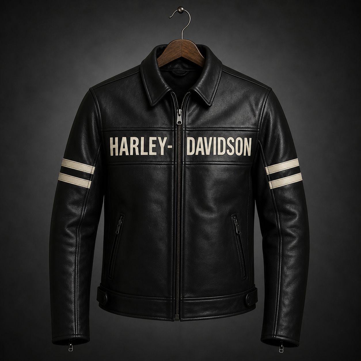 Mens Vintage Harley Davidson Leather Jacket - Etsy