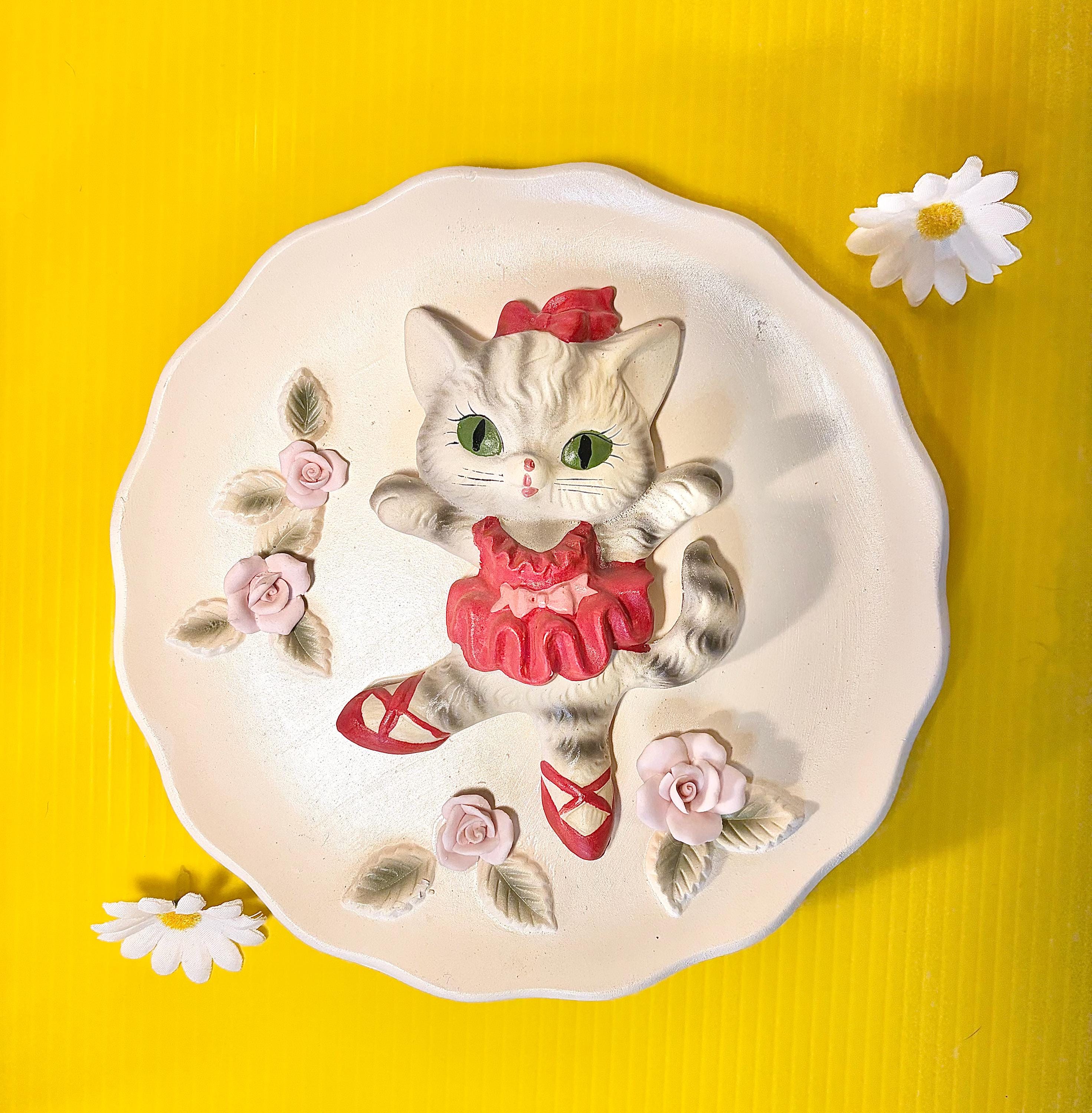 レフトン ミス キャット　シュガーボウル　クリーマー　セット キティ プリス アンティーク雑貨
