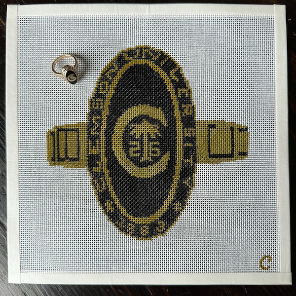 Clemson Ring Nadelspitze Canvas