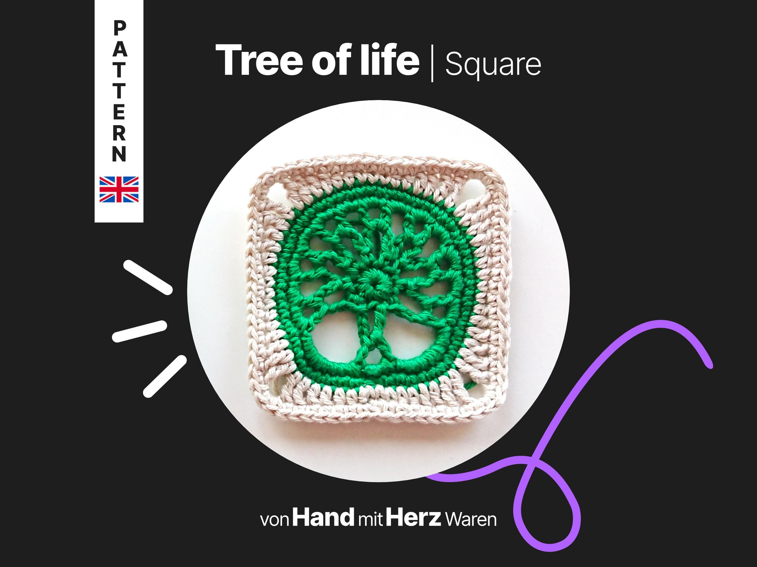 Tree of Life Granny Square Pattern