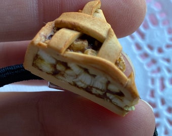 Apple pie hair tie