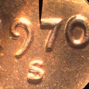 SALE ! 1970 S DDO Lincoln Memorial Cent Known Double Die Obverse Error Year 1970S scarce red coin penny double image ear nose rare errors