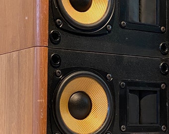 SALE 2 OPTIMUS PRO LX4 Loud Speaker Monitors Bookshelf Book Shelf Speakers for Amplifier Receiver Stereo Kevlar Vintage Hifi Audio Free Ship
