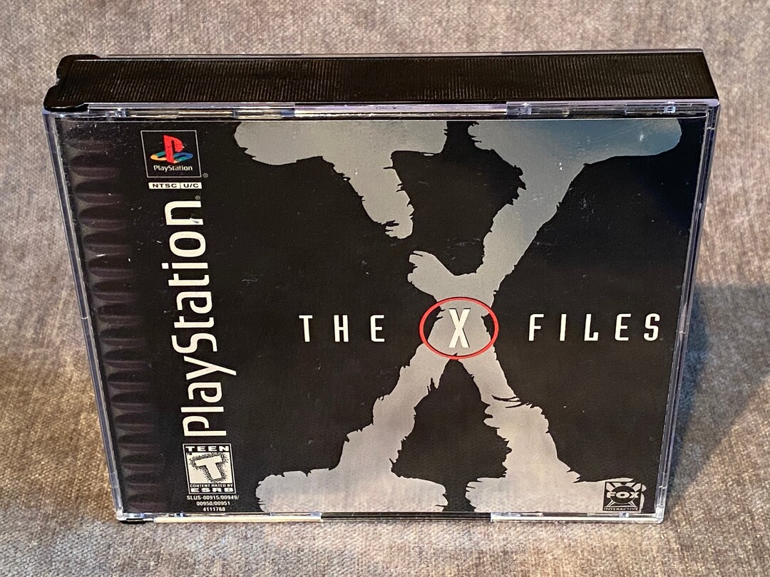 Sale Playstation THE X-FILES Disc Book Original 1999 Xfiles