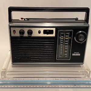 Sale ! SONY Tfm-7250W Super Sensitive Am Fm Transistor Radio Mid Century Vintage 1950s 1960s Japan Sony Corp Ntka Free Shipping