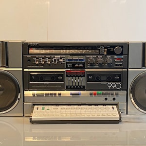 SALE! Legendary Sharp GF-990 Synth Processor Synthesizer Boombox