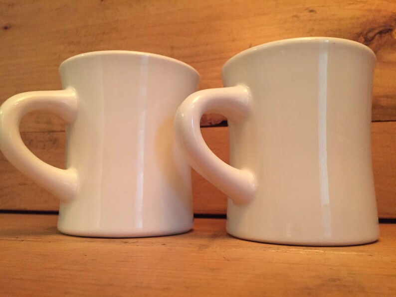 Vintage Set 2 Matching Buffalo Coffee Cup Mugs Restaurant Ware Etsy