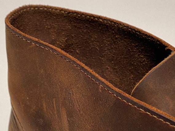 Sale ! Clarks Genuine Leather Mens Boots Comfort Soles Perfect Comfort Walking Shoes Nice Pair Fits 11 11.5 12