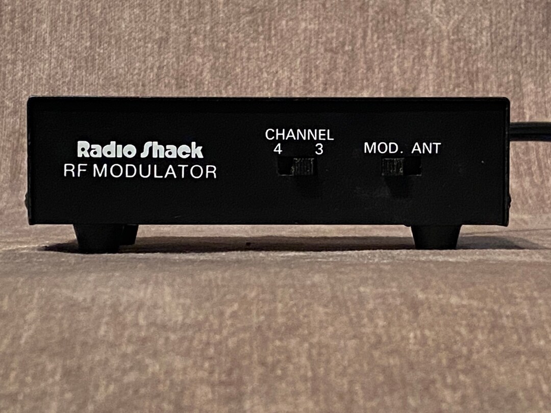 Vintage RADIO SHACK Rf Modulator Box Channel 3 4 Mod. Ant in Etsy