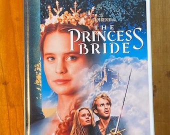 Sale ! 1987 The PRINCESS BRIDE Mgm Hi-Fi Movie Box Vhs Video Cassette Tape Vcr Color 1980s Vintage Like New Free Shipping