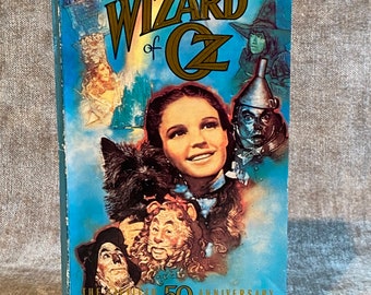 Sale ! 1939 The Wizard Of Oz 50th Anniversary Mgm Turner Warner Books Cover Vhs Tape Home Video M301656 Rare Free Shipping