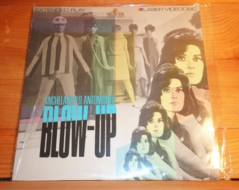 Sale ! 1966 BLOW-UP Blowup Laserdisc Laserdisk Laser Disc Disk Lazerdisc Lazerdisk LD in Archival Sleeve Mad Men 1960s 60s Movie Film Free