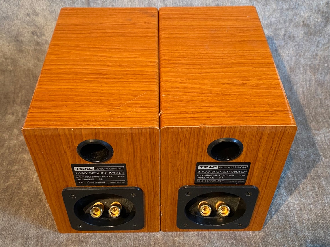 Sale TEAC Monitors LSMC80 Bookshelf Book Shelf Speakers Etsy