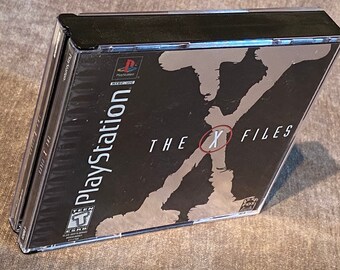 Sale ! Playstation THE X-FILES 4 Disc & Book Original 1999 Xfiles