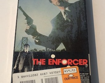 Sale ! FACTORY SEALED 1987 Clint Eastwood Dirty Harry The Enforcer Movie Box Vhs Video Cassette Tape Vcr Boxed New Rare Free Shipping