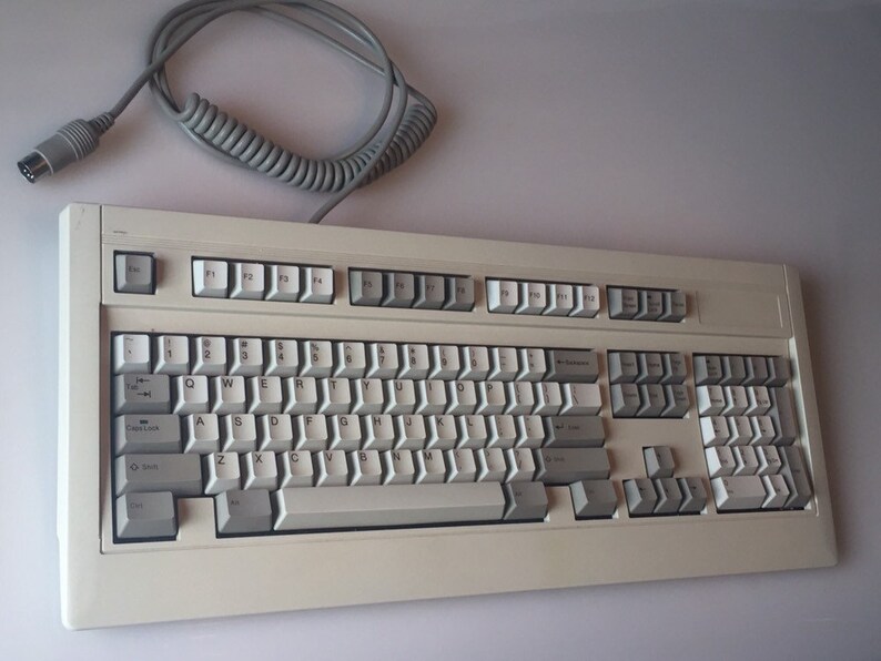 SALE 1995 COMPUTER Clicky Keyboard New Fujitsu Model FKB4700 Etsy