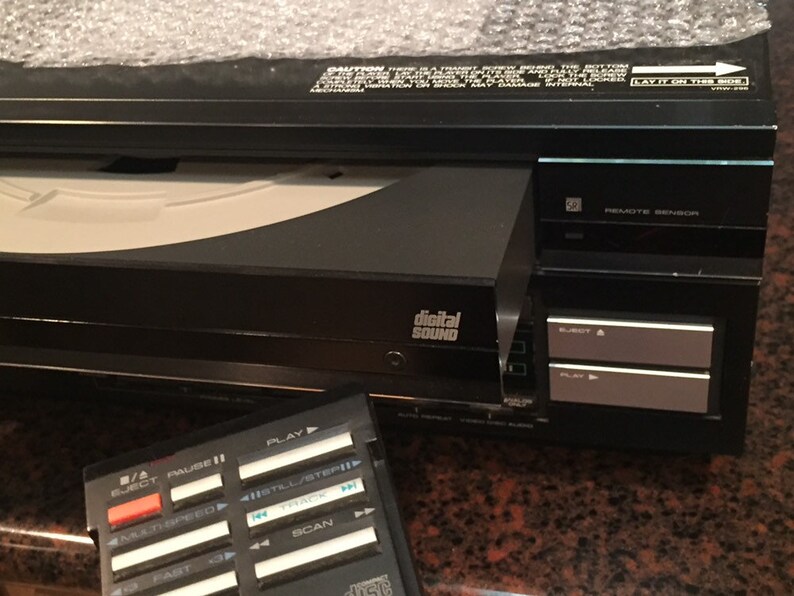 Vente Pioneer Laservision Laserdisc Compact Disc Player Etsy