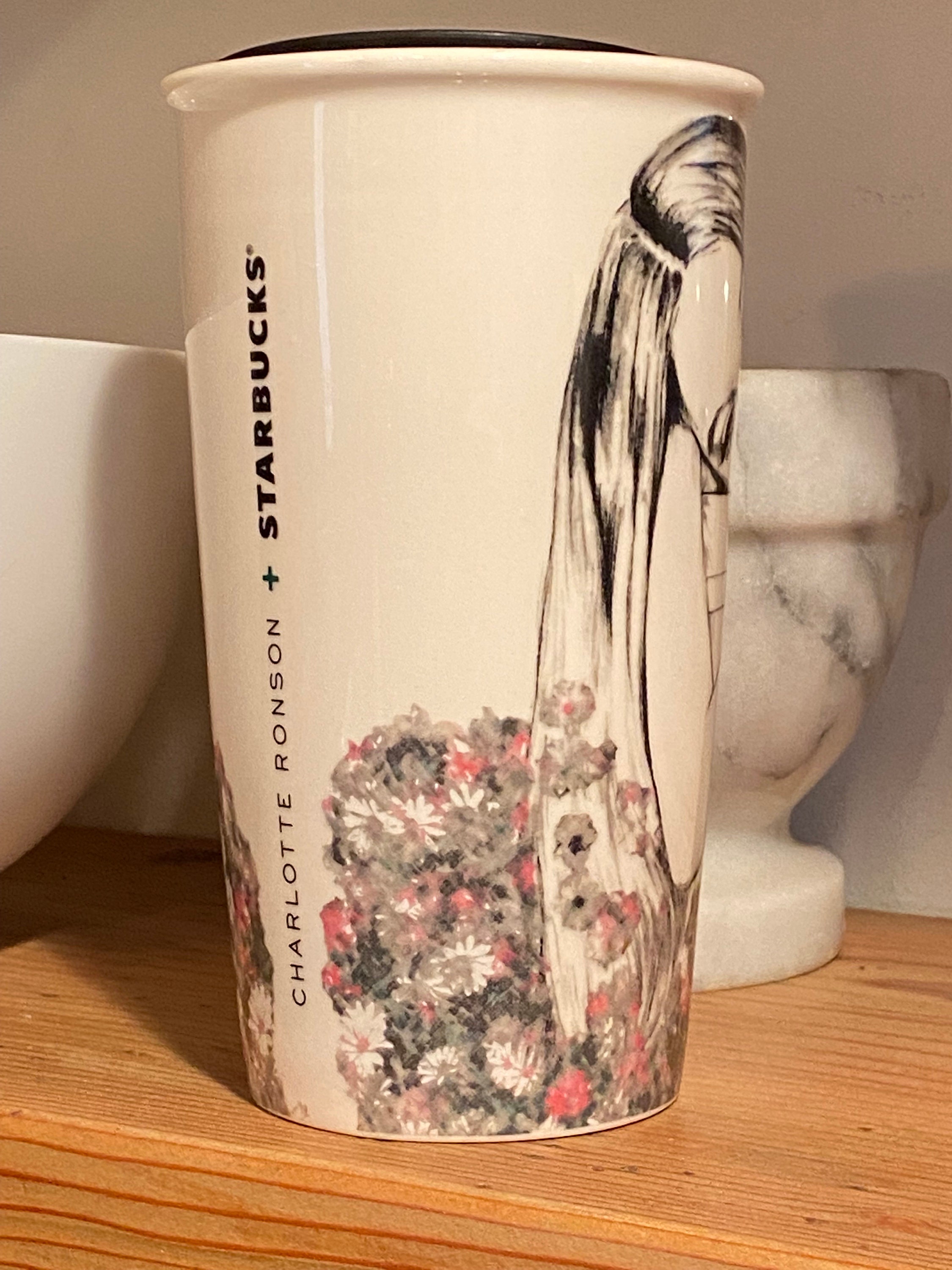 Charlotte Ronson コラボ スターバックス タンブラーマグ Sale! Original STARBUCKS Charlotte Ronson Ceramic Travel Mug