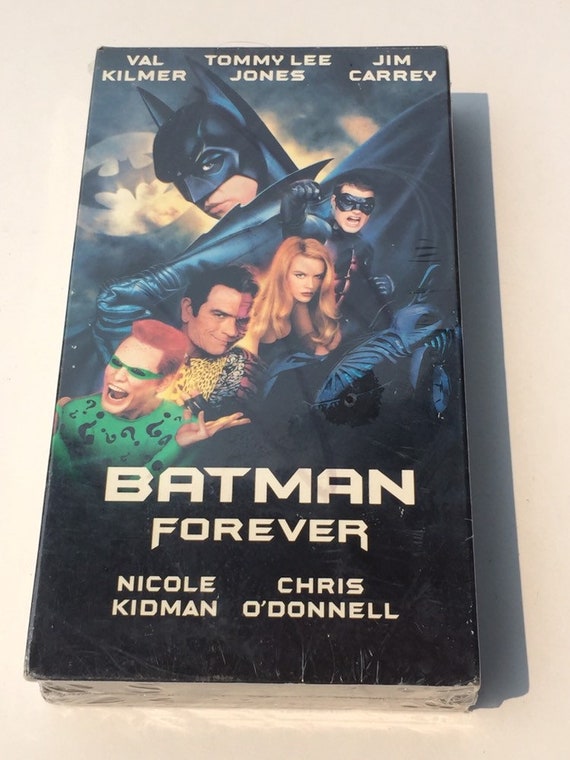 Sale New FACTORY SEALED Batman Forever 1995 Movie Box Vhs - Etsy Denmark