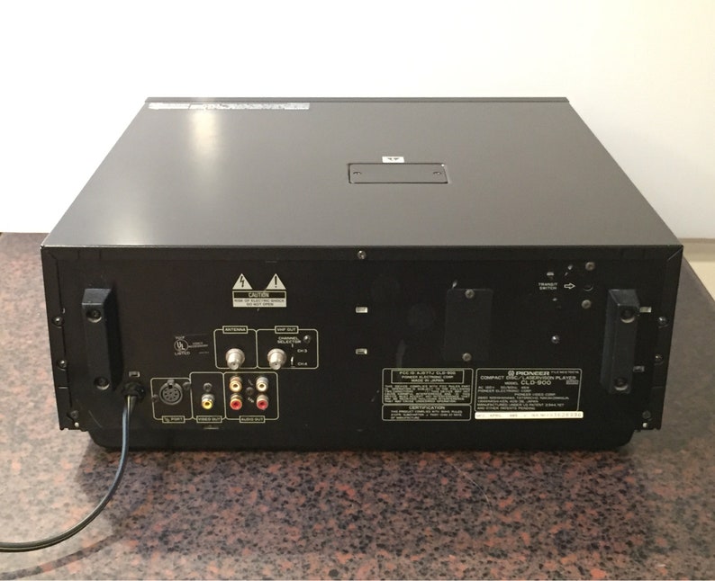 SALE Pioneer Laservision Laserdisc Compact Disc Player Etsy