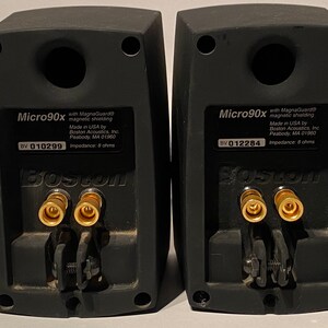 Sale Heavy BOSTON Acoustics Micro90x Loud Speaker Monitors