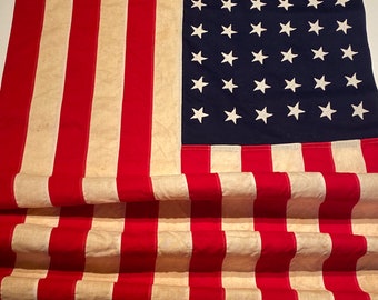 アンティーク ヴィンテージ アメリカ フラッグ 40’s 50’s 貴重 USA製 特大 50's 48星 アメリカ国旗 ヴィンテージ 星条旗