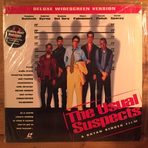 SALE ! 1995 The Usual Suspects Kevin Spacey Stephen Baldwin Laserdisc Laser Disc Player 1990s 90s Electronics Oop Rare Free Shipping